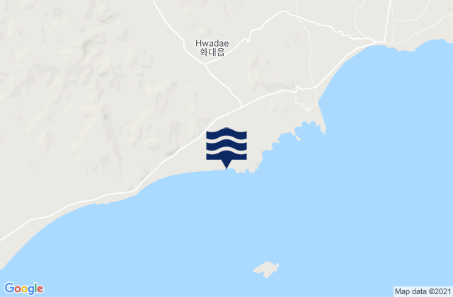 Hwadae-gun, North Koreaの潮見表地図
