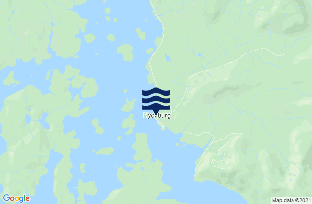 Hydaburg, United Statesの潮見表地図