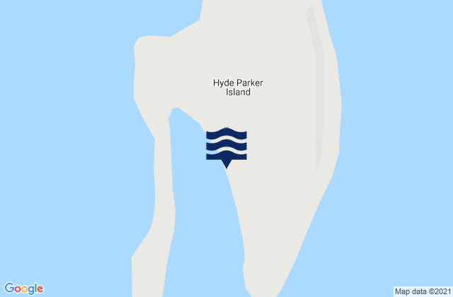 Hyde Parker Island, United Statesの潮見表地図