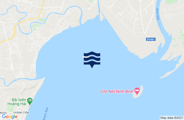 Hòn Né, Vietnamの潮見表地図