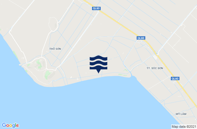 Hòn Đất, Vietnamの潮見表地図