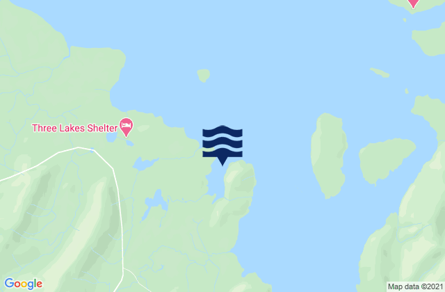Ideal Cove, United Statesの潮見表地図