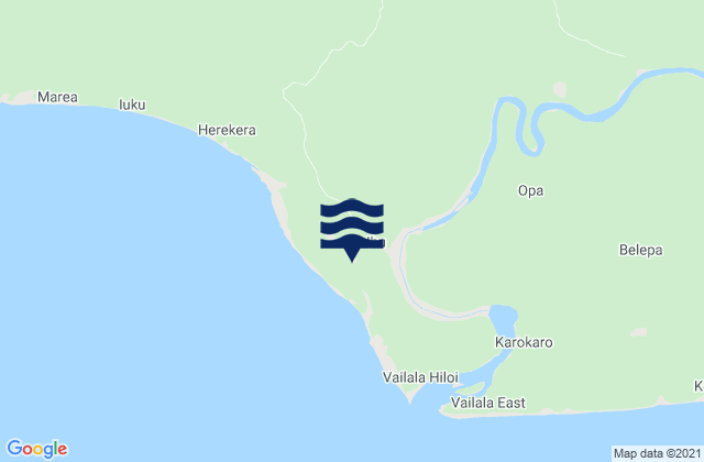 Ihu, Papua New Guineaの潮見表地図