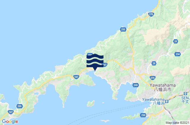 Ikata-chō, Japanの潮見表地図