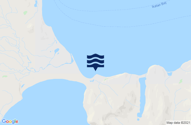 Ikatan Bay, United Statesの潮見表地図