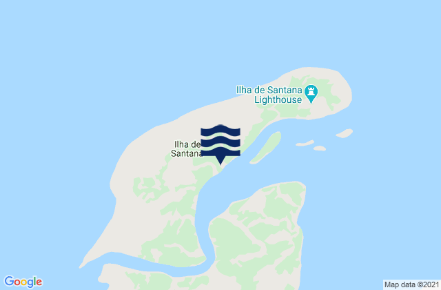 Ilha de Santana, Brazilの潮見表地図