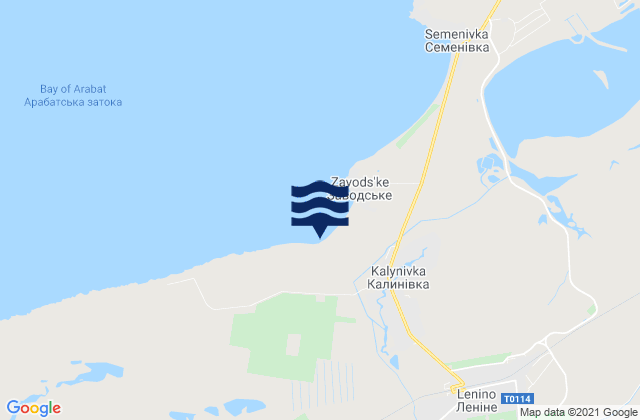 Ilychyovo, Ukraineの潮見表地図