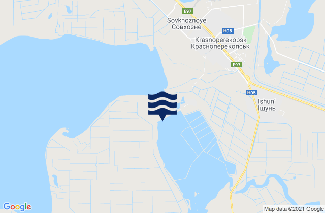 Ilyinka, Ukraineの潮見表地図