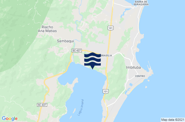 Imbituba, Brazilの潮見表地図