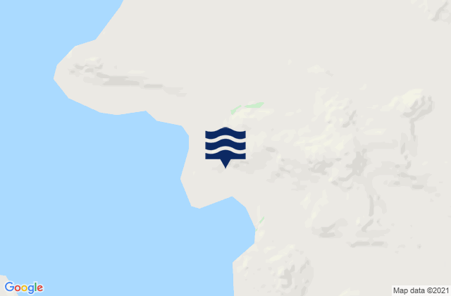 Inanudak Bay, United Statesの潮見表地図
