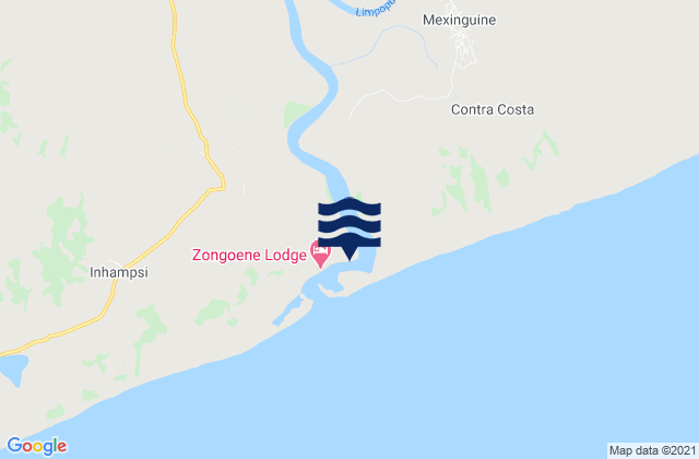Inhampura, Mozambiqueの潮見表地図