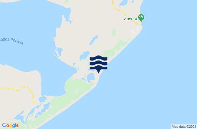 Inharrime District, Mozambiqueの潮見表地図