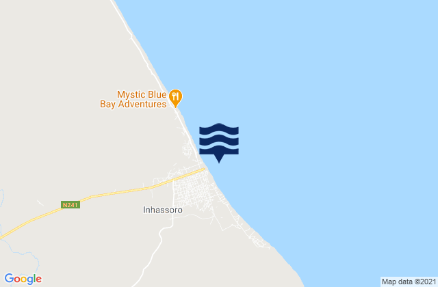 Inhassoro District, Mozambiqueの潮見表地図