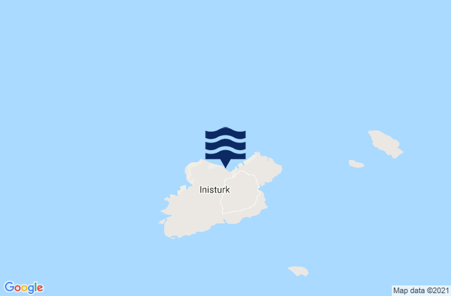Inishturk, Irelandの潮見表地図