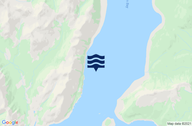 Iniskin Bay, United Statesの潮見表地図