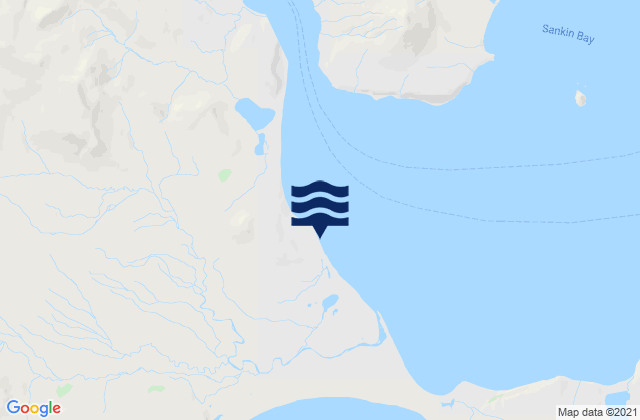 Isanotski Strait Entrance, United Statesの潮見表地図