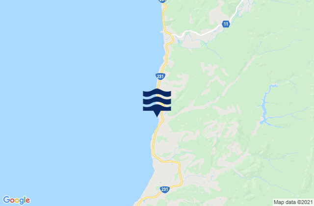 Ishikari-gun, Japanの潮見表地図