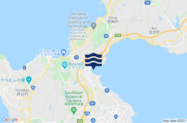 Ishikawa, Japanの潮見表地図