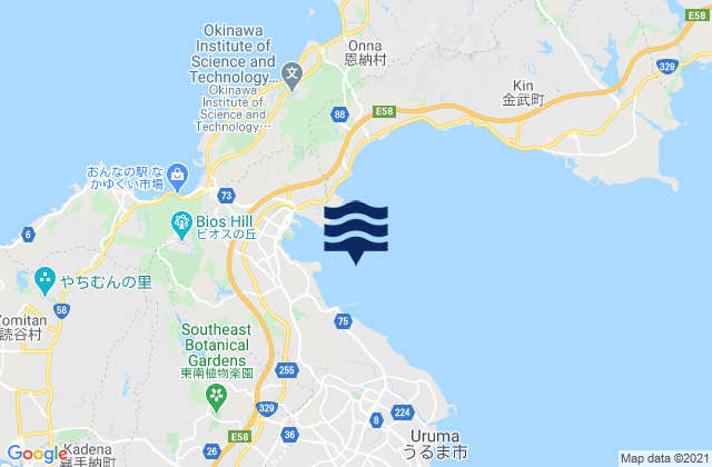 Isikawa, Japanの潮見表地図
