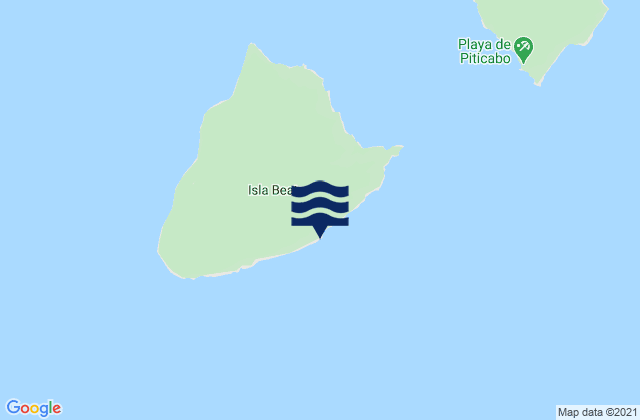 Isla Beata, Dominican Republicの潮見表地図