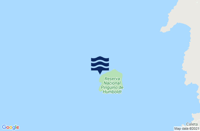Isla Chañaral Lighthouse, Chileの潮見表地図