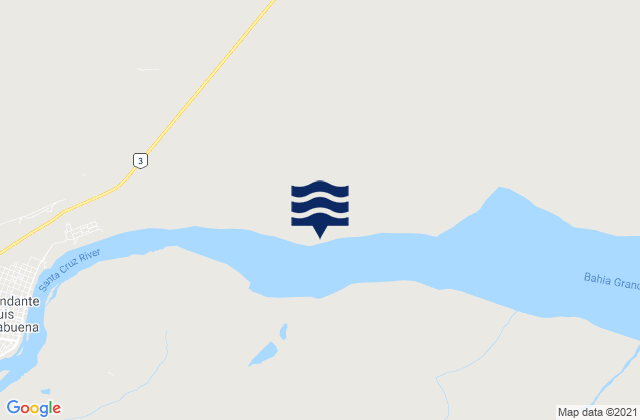 Isla Pavón, Argentinaの潮見表地図