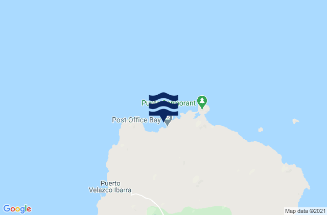 Isla Santa Maria, Ecuadorの潮見表地図