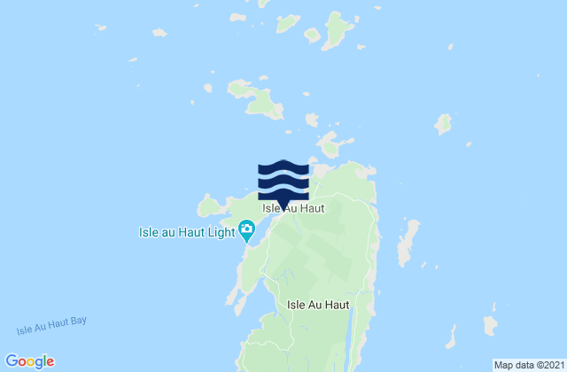 Isle Au Haut, United Statesの潮見表地図