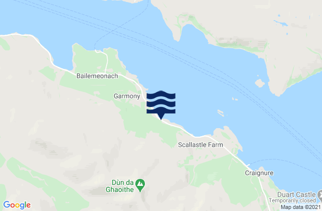 Isle Of Mull, United Kingdomの潮見表地図