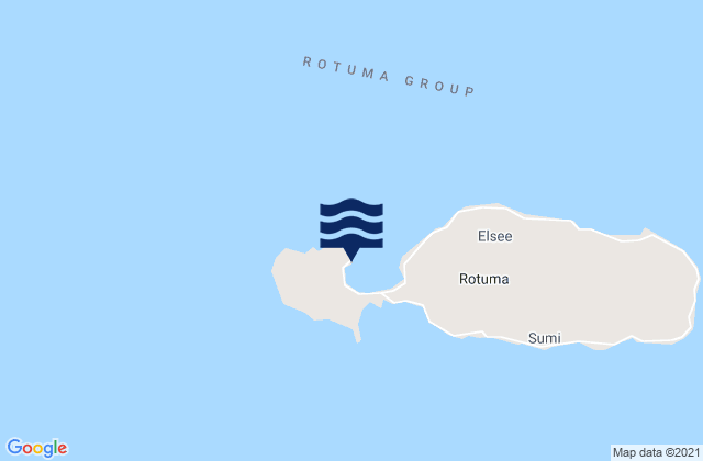 Itu'muta, Fijiの潮見表地図