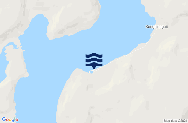 Ivittuut, Greenlandの潮見表地図