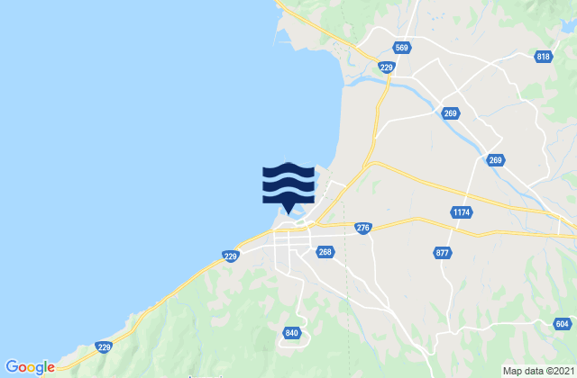 Iwanai, Japanの潮見表地図