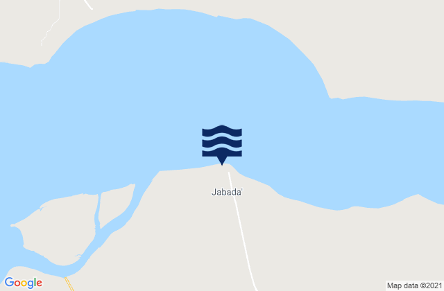 Jabada, Guinea-Bissauの潮見表地図