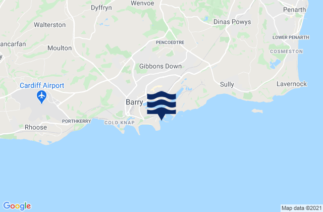 Jackson's Bay, United Kingdomの潮見表地図