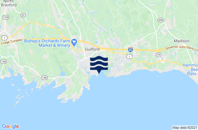 Jacobs Beach, United Statesの潮見表地図