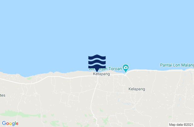 Jalgung, Indonesiaの潮見表地図