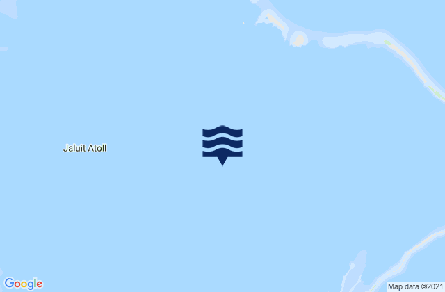 Jaluit Atoll, Marshall Islandsの潮見表地図