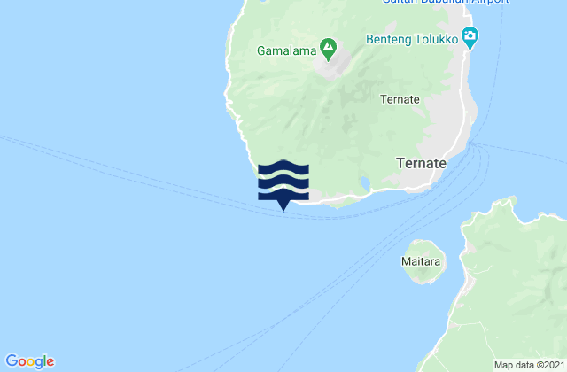 Jambula, Indonesiaの潮見表地図