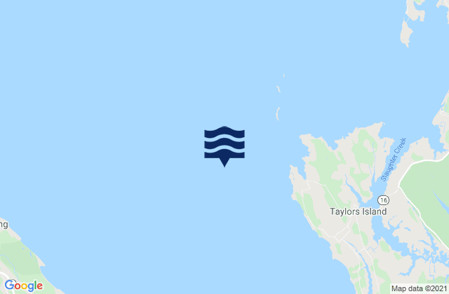 James Island 1.6 n.mi. SW of, United Statesの潮見表地図
