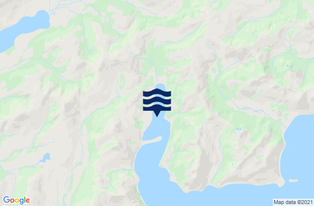 Jap Bay, United Statesの潮見表地図