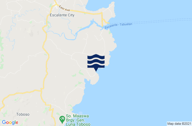 Japitan, Philippinesの潮見表地図