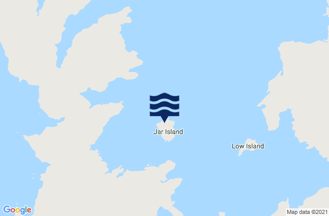 Jar Island, Australiaの潮見表地図