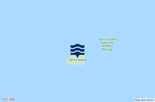 Jarvis Island, United States Minor Outlying Islandsの潮見表地図