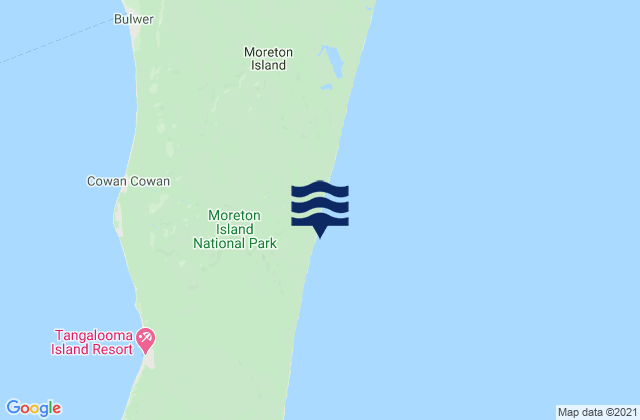 Jason Beach, Australiaの潮見表地図