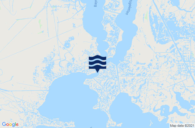 Jean Lafitte, United Statesの潮見表地図