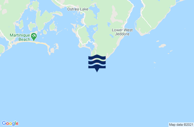 Jeddore Cape, Canadaの潮見表地図