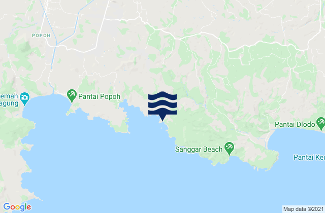 Jengglungharjo, Indonesiaの潮見表地図