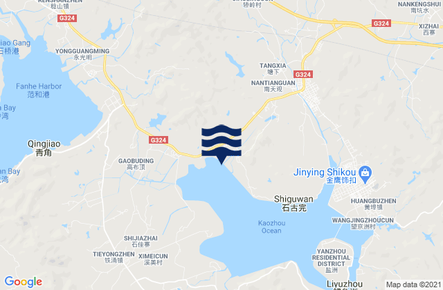 Jilong, Chinaの潮見表地図