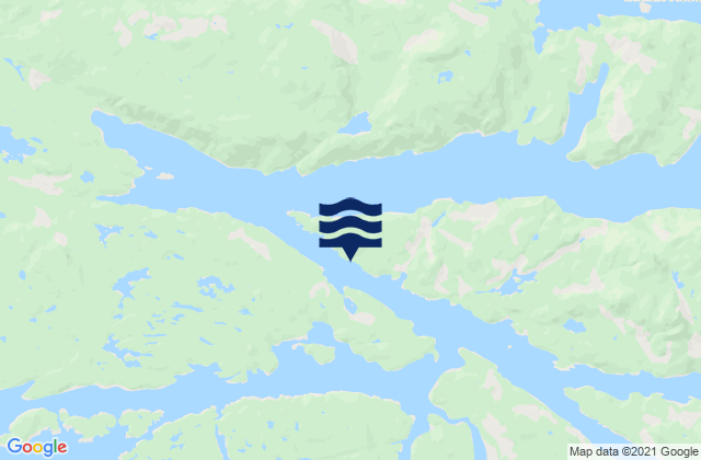 Johnson Point, Canadaの潮見表地図