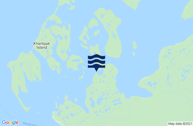 Johnstone Passage (Yakutat Bay), United Statesの潮見表地図